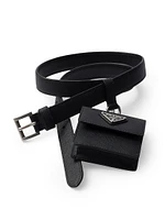 Saffiano Leather Belt