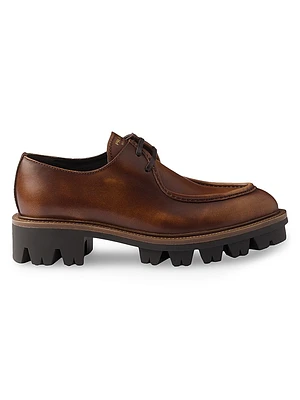 Leather Lace-Up Shoes