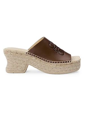 LOEWE x Paula's Ibiza Petal 80MM Platform Espadrilles
