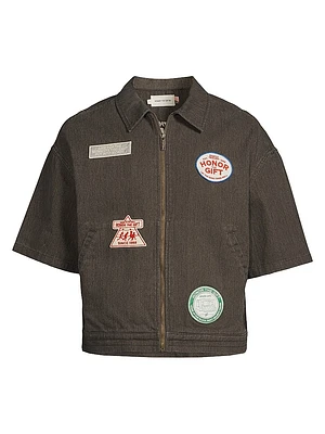 Twill Full-Zip Shirt