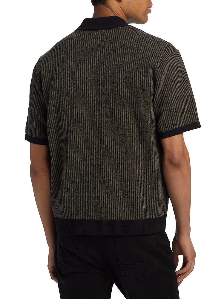 Zuma Jacquard Full-Zip Shirt