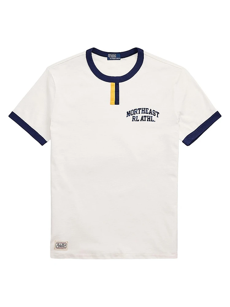 Athletic Graphic Cotton T-Shirt