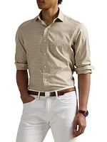 Coastal Checked Cotton Twill Shirt