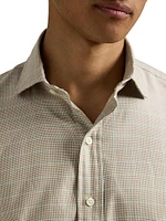 Coastal Checked Cotton Twill Shirt