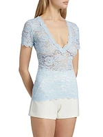 Abigail Lace V-Neck Top