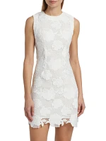 Dania Floral Mesh Minidress
