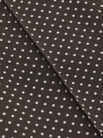 Polka Dot Silk Wide-Leg Pants