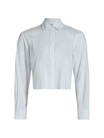Striped Cotton-Silk Shirt