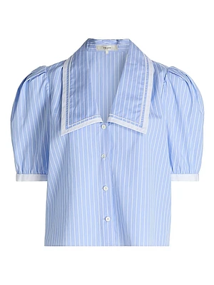 The Stripe Cotton Sailor Blouse