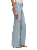 Rosie High-Rise Wide-Leg Jeans
