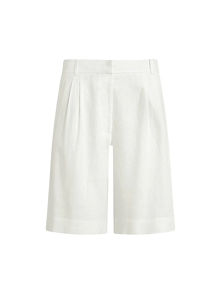 The Brody Linen Blend Bermuda Shorts