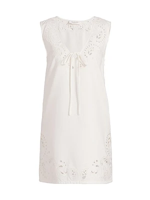 Belle Eyelet Minidress