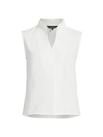 Crepe Sleeveless Top