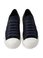 Cotton Gabardine Sneakers