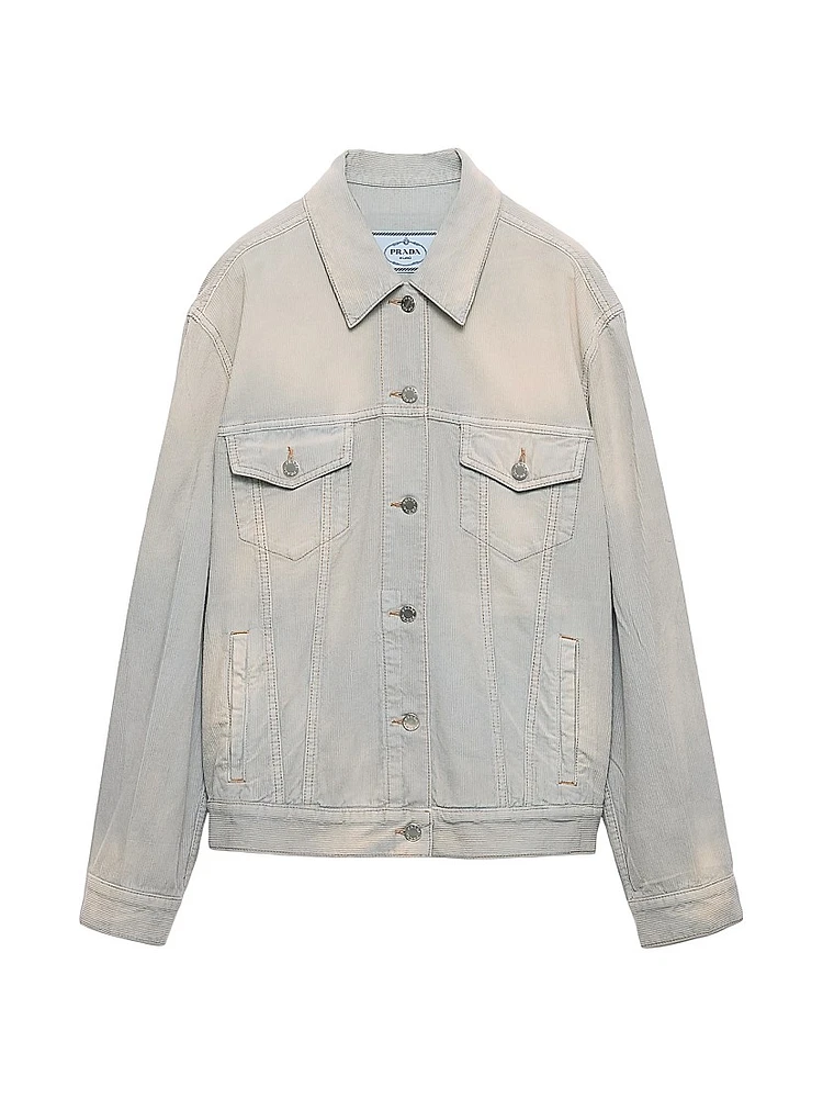 Corduroy Blouson Jacket