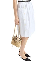 Soft Cotton Gabardine Skirt