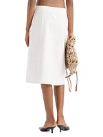 Cotton Gabardine Skirt