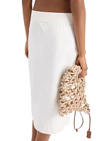 Cotton Gabardine Skirt
