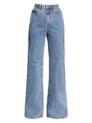 Brooklyn High Rise Straight Jeans