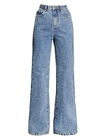 Brooklyn High Rise Straight Jeans