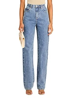 Brooklyn High Rise Straight Jeans