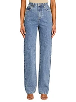 Brooklyn High Rise Straight Jeans
