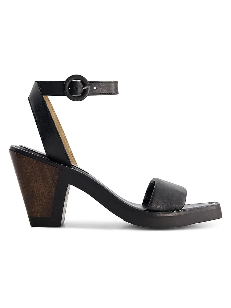 Brisi Wood Heel Sandals