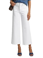 Le Slim High-Rise Flared Cropped Jeans