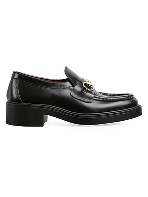 45MM Horsebit Leather Loafers