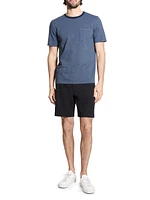 Cotton Birdseye Pique Crewneck T-Shirt