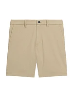 Cotton-Blend Mid-Rise Shorts