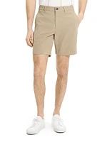 Cotton-Blend Mid-Rise Shorts