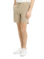 Cotton-Blend Mid-Rise Shorts