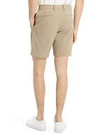 Cotton-Blend Mid-Rise Shorts
