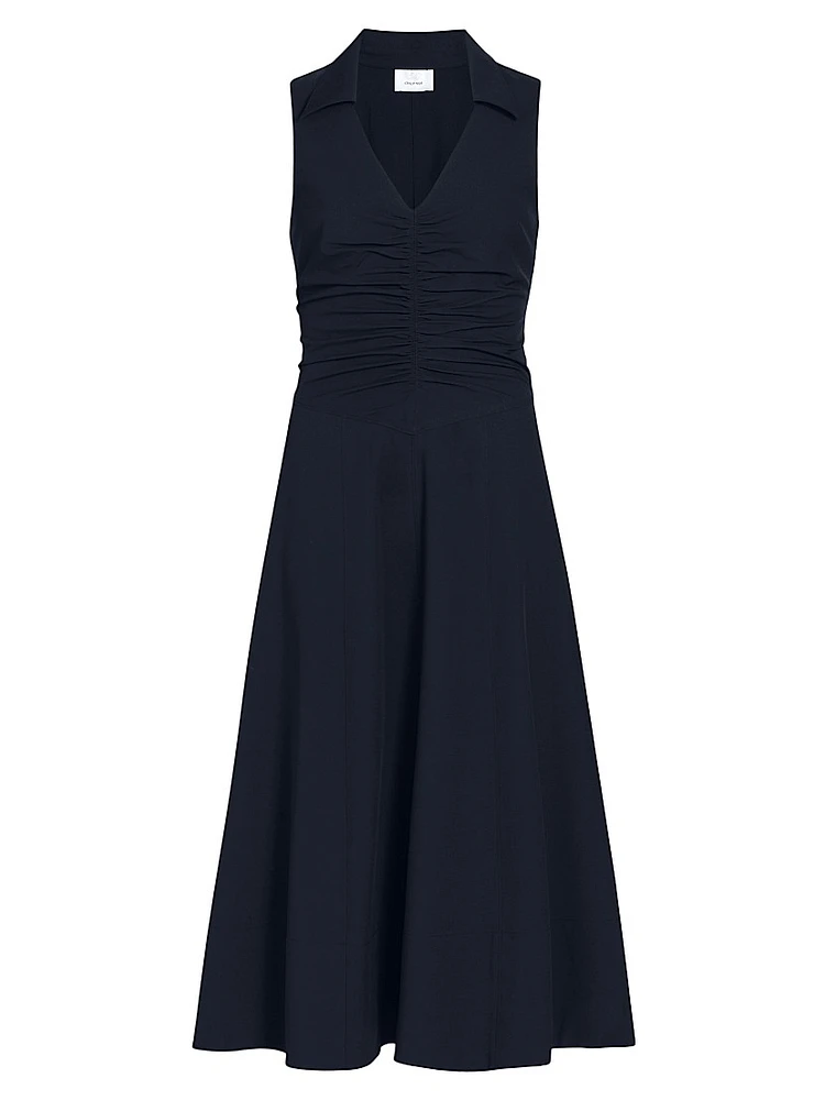 Kilda Ruched Midi-Dress
