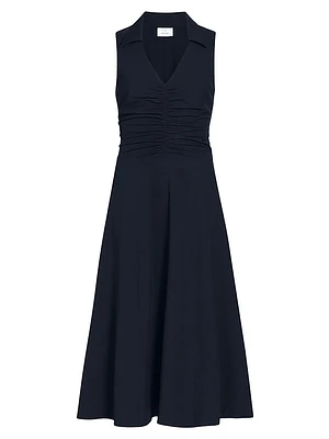 Kilda Ruched Midi-Dress