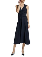 Kilda Ruched Midi-Dress