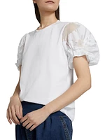 Paper Floral Organza Yashi Top