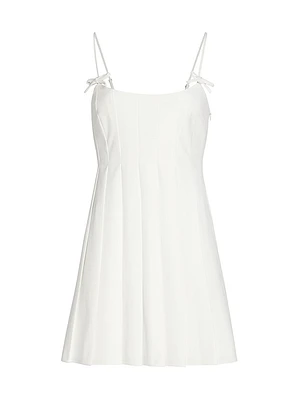 Letty Pleated Minidress