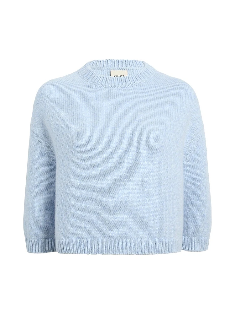 Sabina Drop-Shoulder Cashmere Sweater
