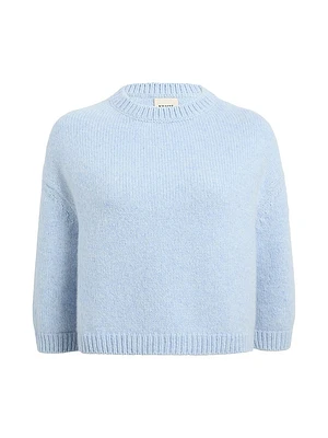Sabina Drop-Shoulder Cashmere Sweater