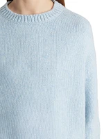 Sabina Drop-Shoulder Cashmere Sweater