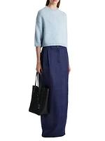 Sabina Drop-Shoulder Cashmere Sweater