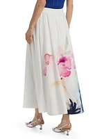 The Layla Floral Spray Skirt