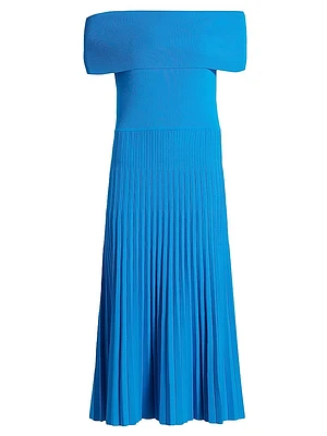 Yelena Off-The-Shoulder Midi-Dress