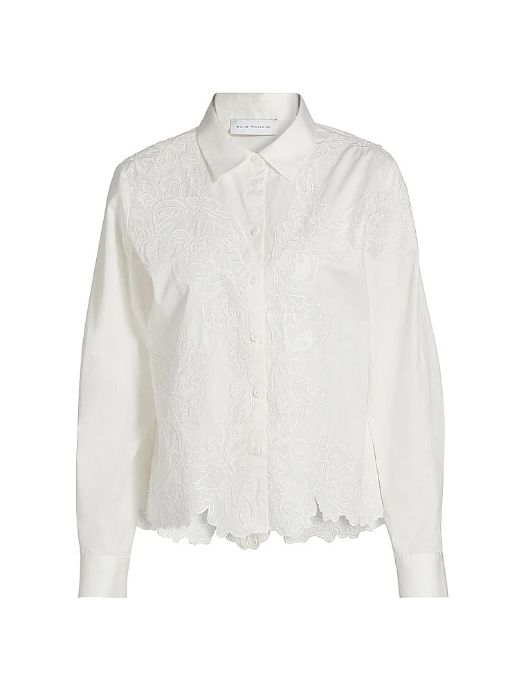 The Orli Corded Lace Blouse