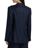 The Aster Embroidered Linen Jacket