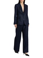 The Aster Embroidered Linen Jacket