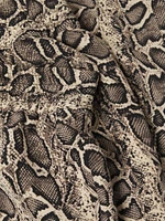 Riley Python-Print Wide-Leg Pants