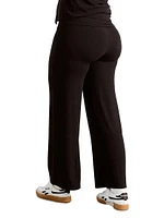 The Softest Rib Over Under Bump Relaxed Pants